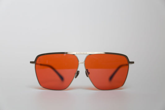 Hiroki 2 - Antique Silver & Saffron