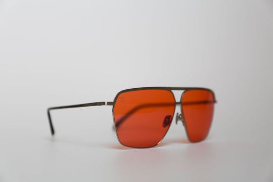 Hiroki 2 - Antique Silver & Saffron