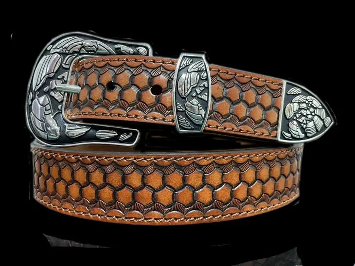 Leather Belt and Buckle