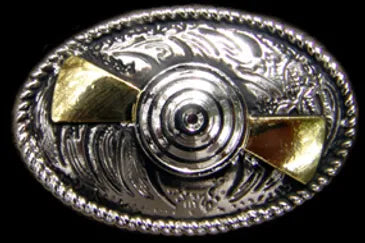 Leather Belt with Helice Conchos